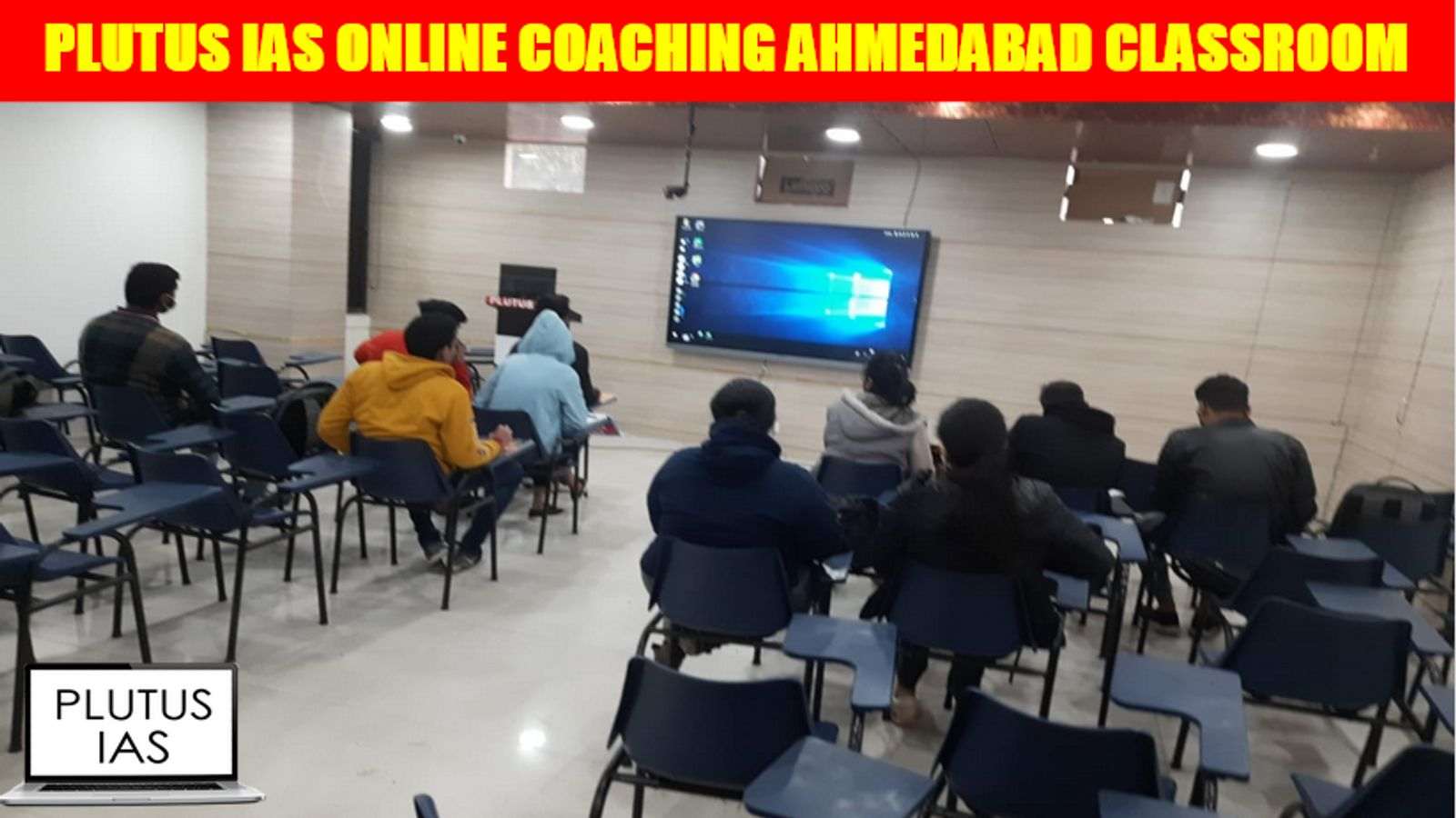 Plutus IAS Online Coaching Ahmedabad Class Room