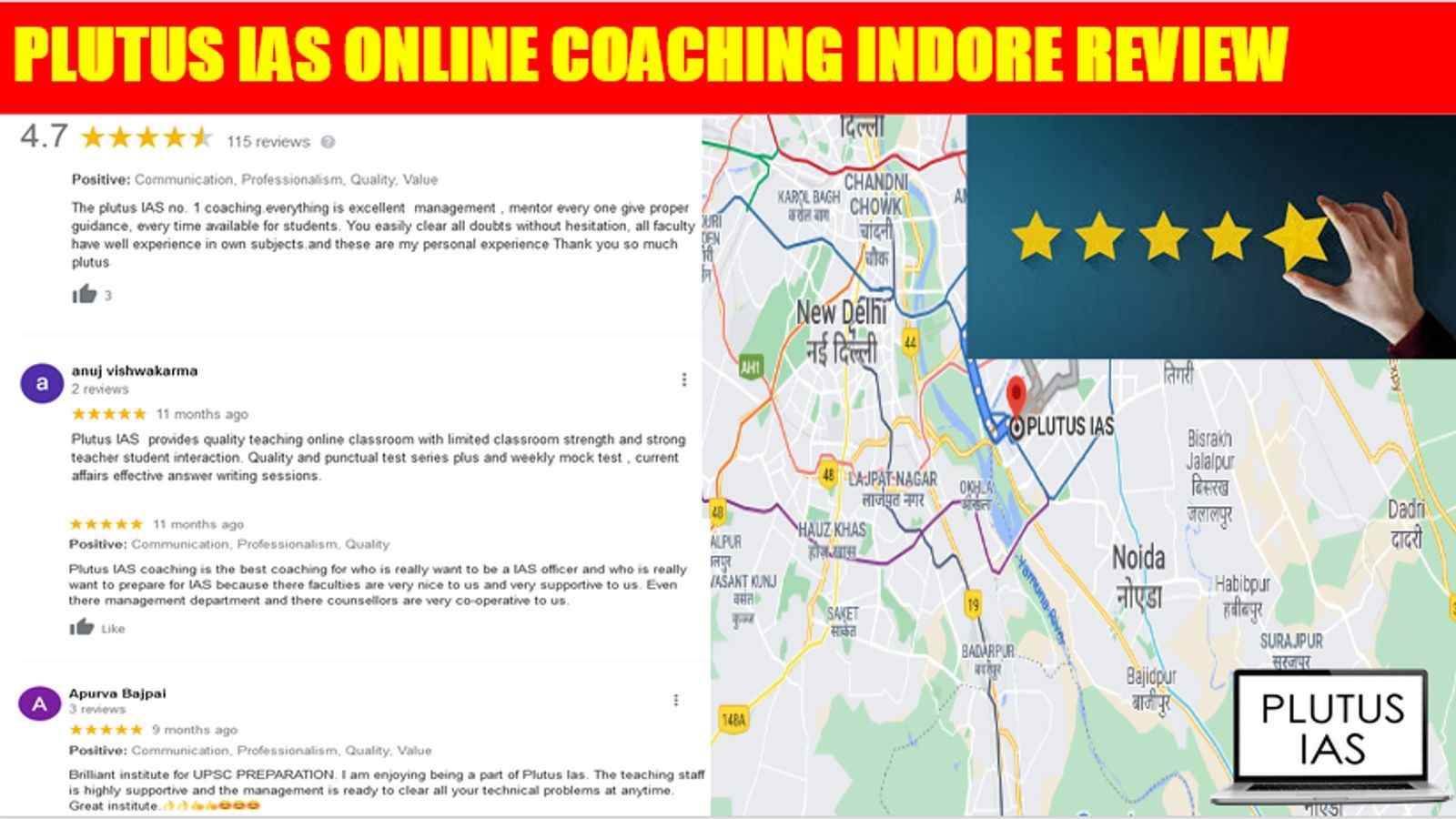 Plutus IAS Online Coaching Indore Review