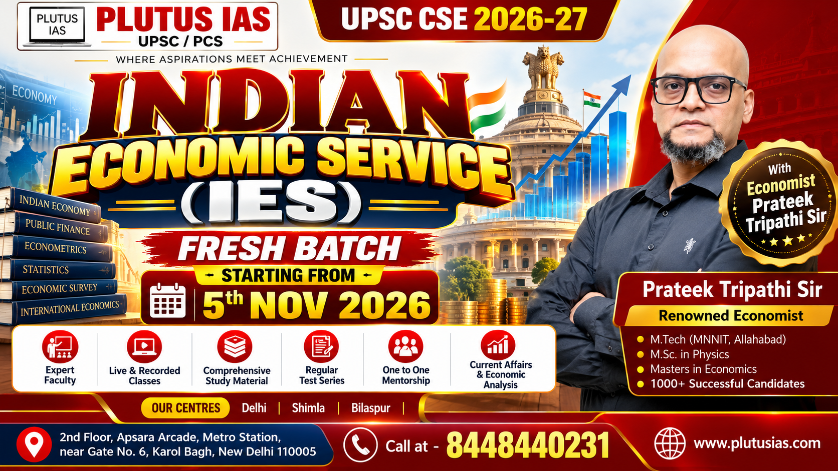 Best Indian Economic Services Coaching