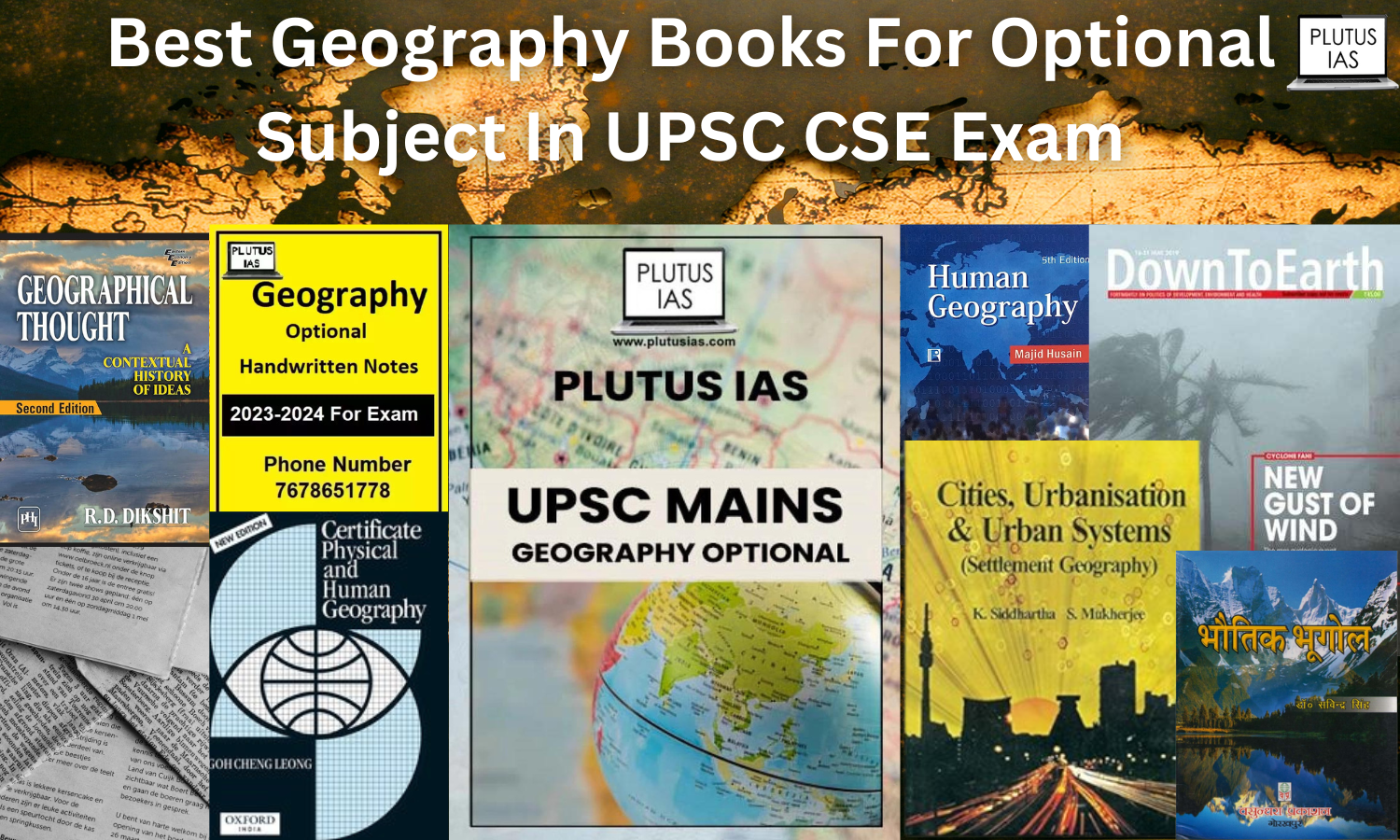 Geography optional books for UPSC