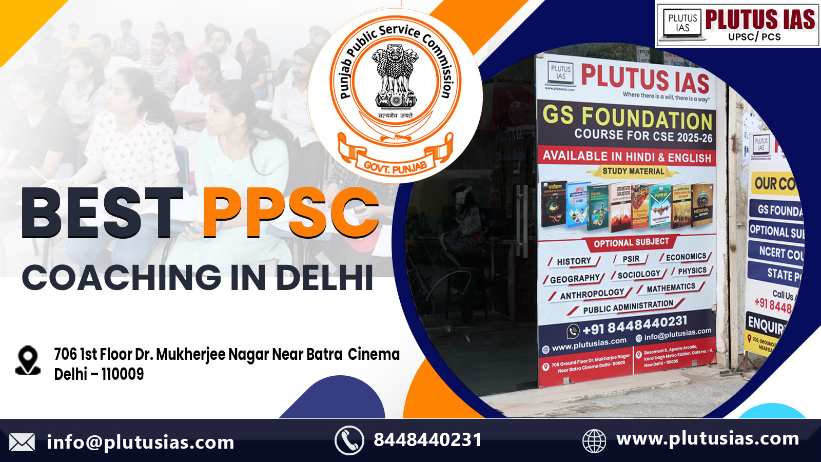 Plutus IAS Best PPSC Coaching in Delhi