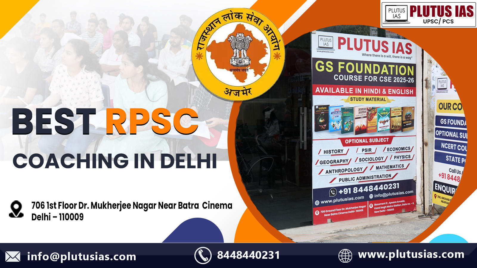 Plutus IAS Best RPSC Coaching in Delhi