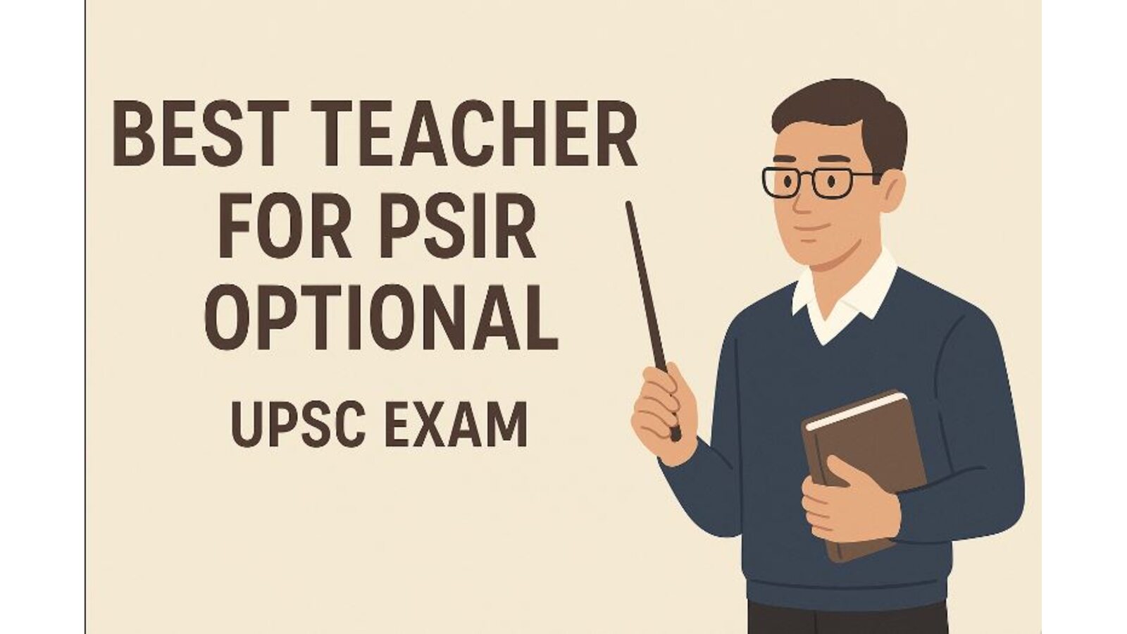 Best Teacher for PSIR Optional UPSC Exam