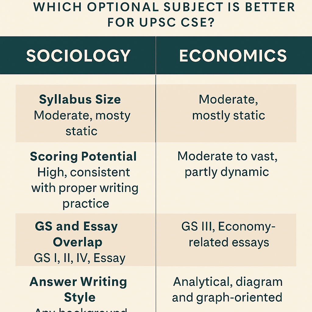 Sociology vs Economics_ UPSC CSE