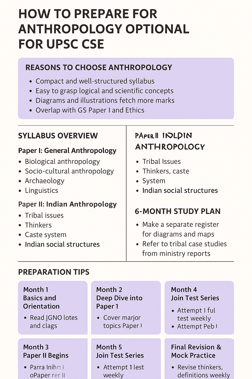 How to prepare for Anthropology optional