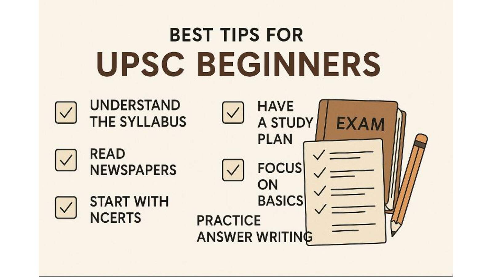 Best Tips for UPSC Beginners