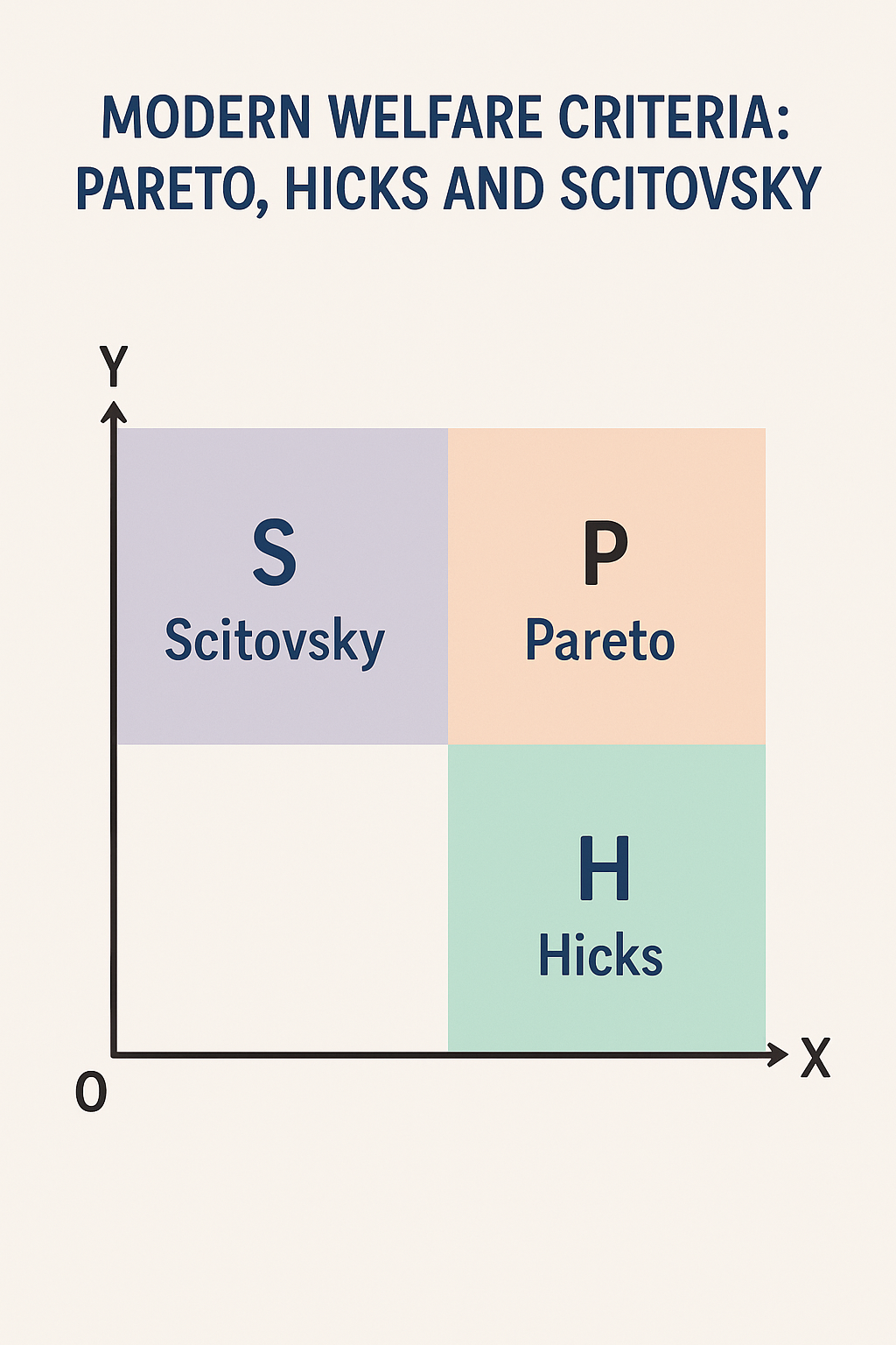 Modern Welfare Criteria Modern Welfare Criteria, Pareto Efficiency, Hicks Compensation, Scitovsky