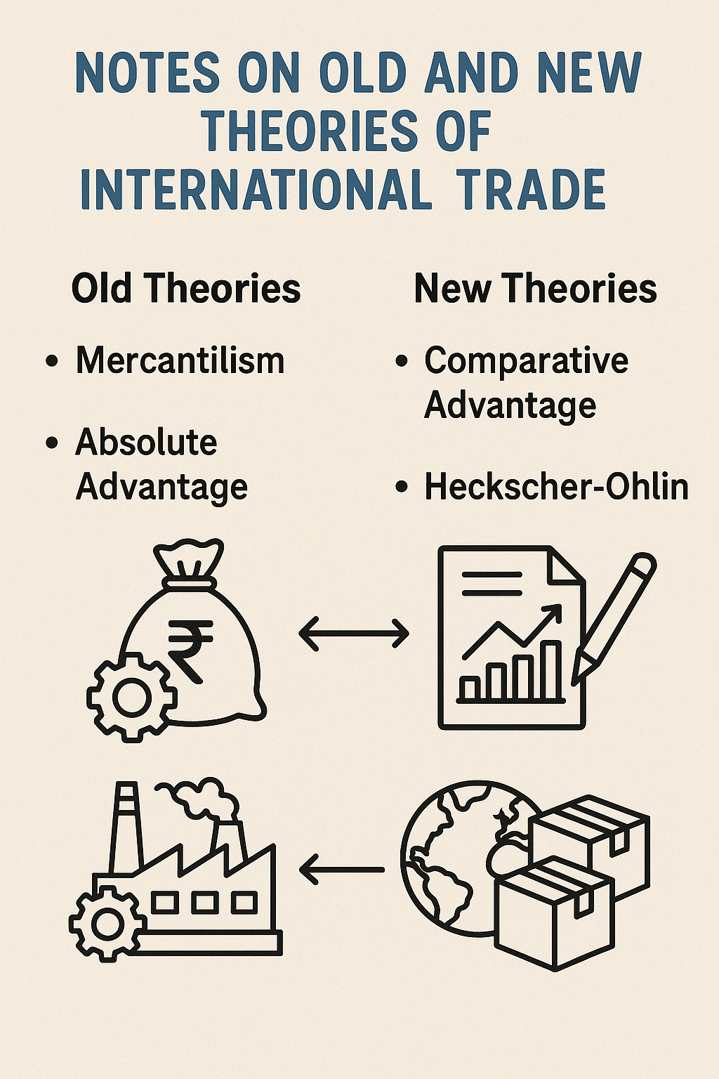 old and new theories of Ineternational trade