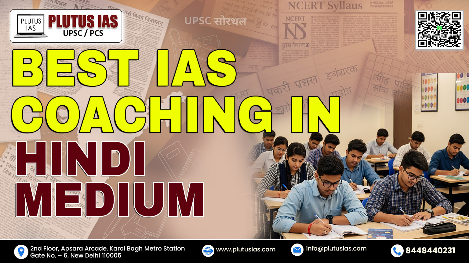 Best IAS Coaching in Hindi Medium