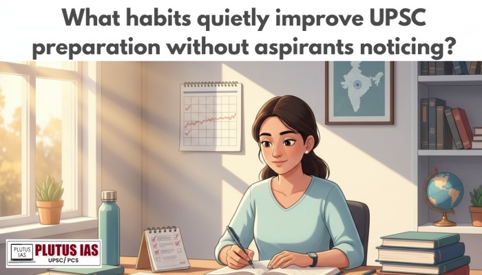 What habits quietly improve UPSC preparation without aspirants noticing