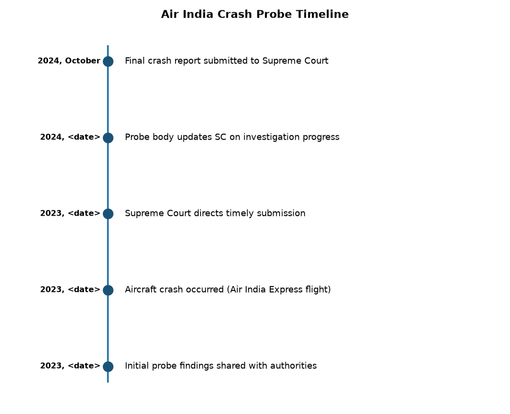 Final Air India Crash Report Submission Deadline Set for October: SC Update — Air India Crash Probe Timeline