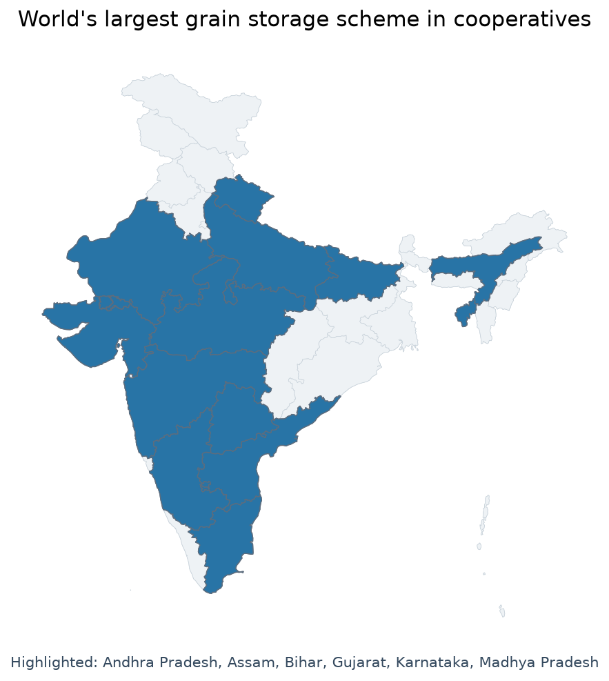 Map of Bihar, Rajasthan, Andhra Pradesh, Gujarat, Maharashtra, Tami highlighted on the map of India — world's largest…