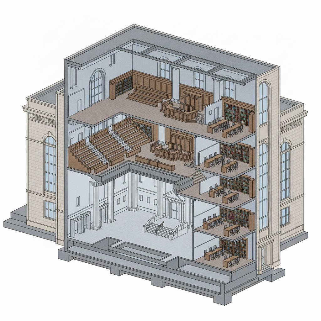 3D cutaway: High Court