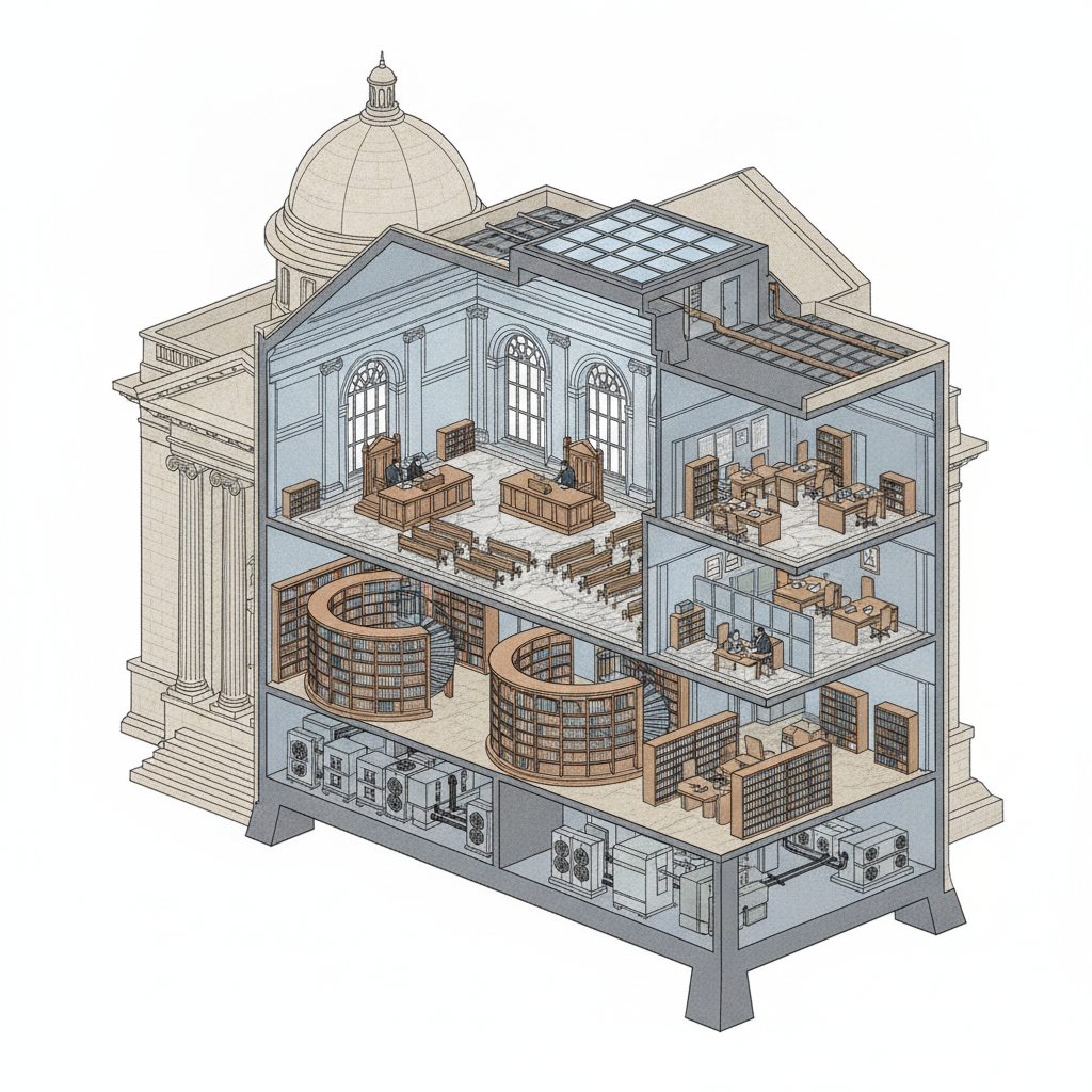 3D cutaway: High Court