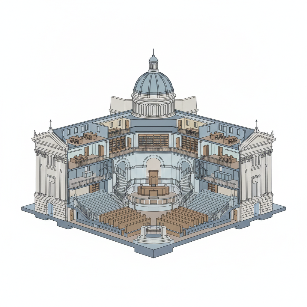 3D cutaway: High Court
