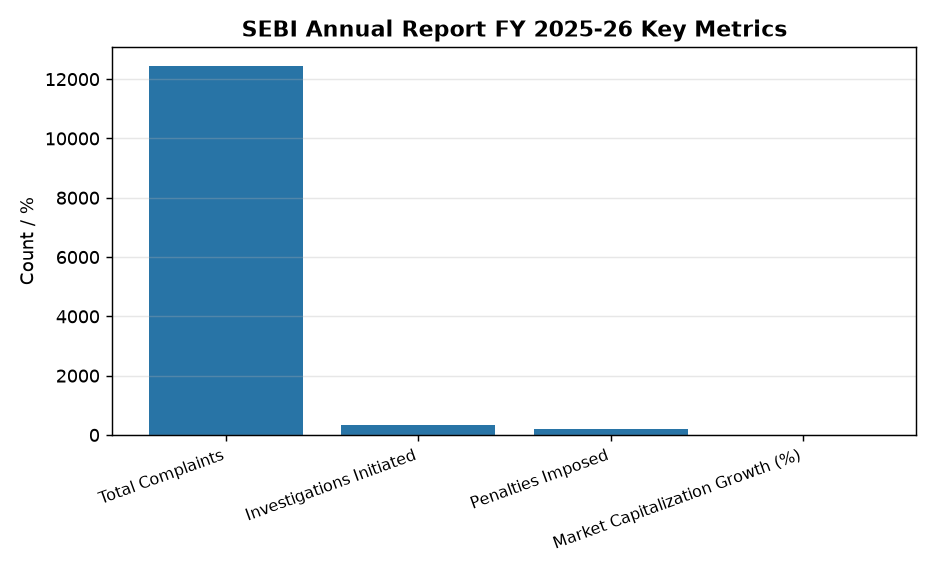 SEBI Annual Report FY 2025-26 Key Metrics SEBI का वार्षिक रिपोर्ट 2025-26: प्रमुख उपलब्धियाँ और चुनौतियाँ जानें — SEBI Annual Report FY 2025-26 Key Metrics