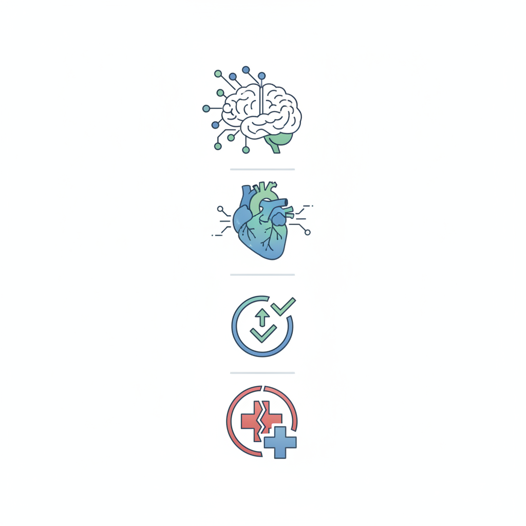 AI heart disease prediction tools show promise but are not ready for clinical use: Review — labelled illustration