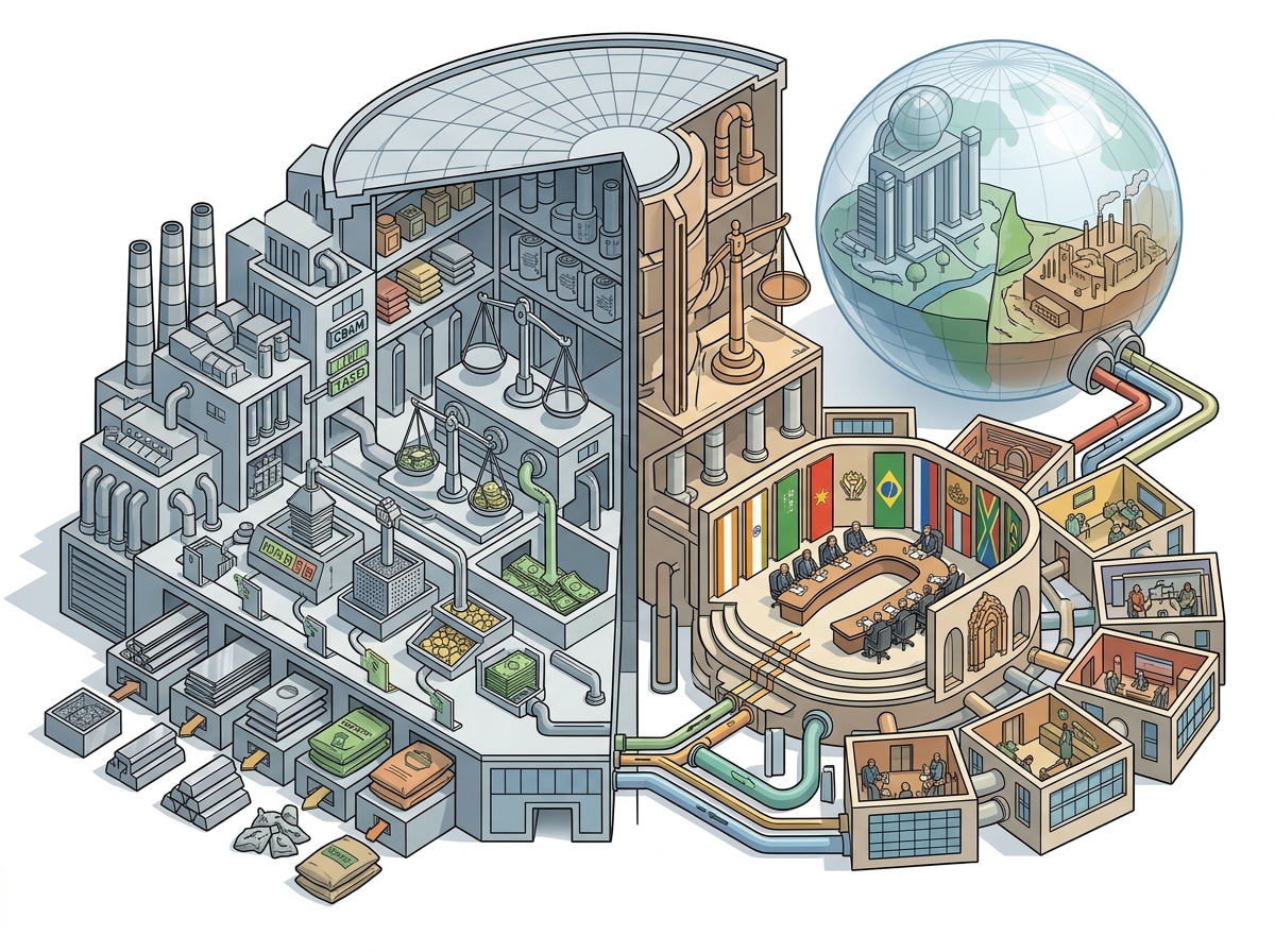 BRICS Environment Ministers oppose European Union’s Carbon Border Tax — labelled illustration