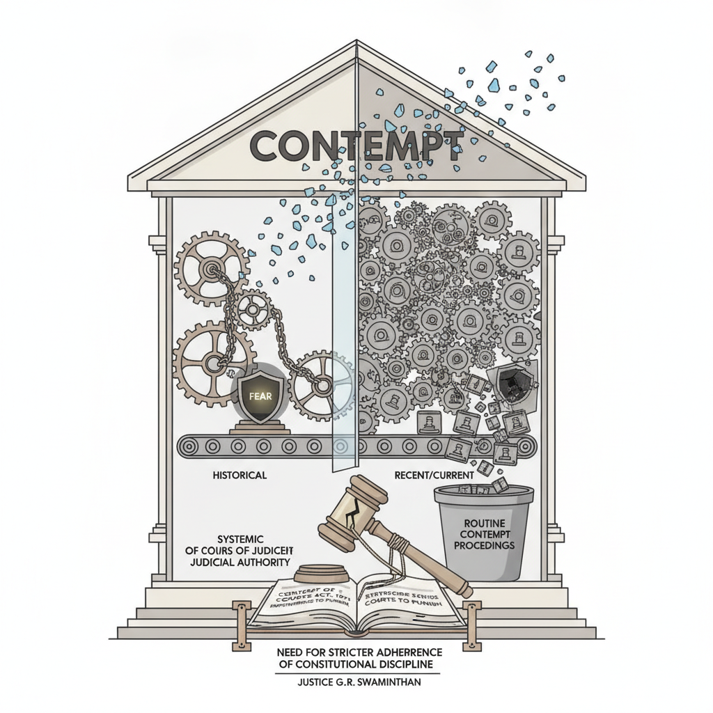 3D cutaway: Gone are the days when the word ‘contempt’ sent shivers down one’s spine