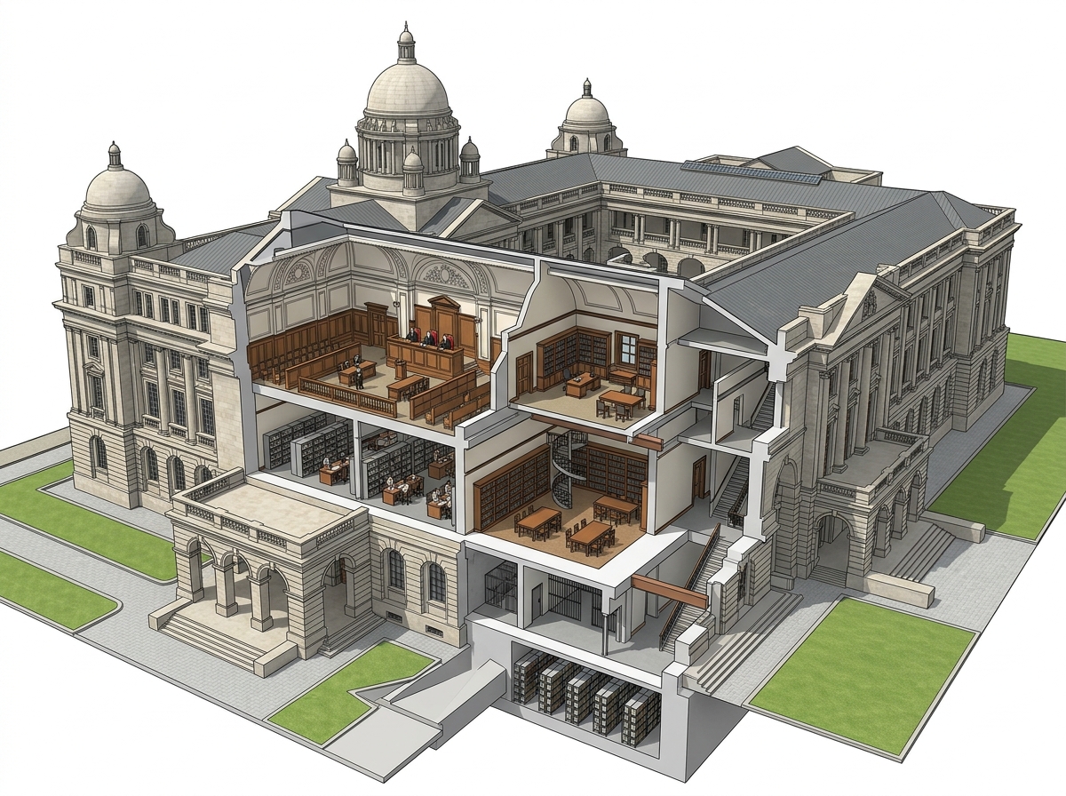3D cutaway: High Court