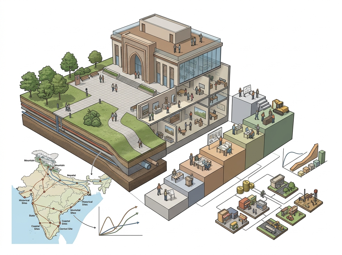 एसएएससीआई योजना का कार्यान्वयन — labelled illustration