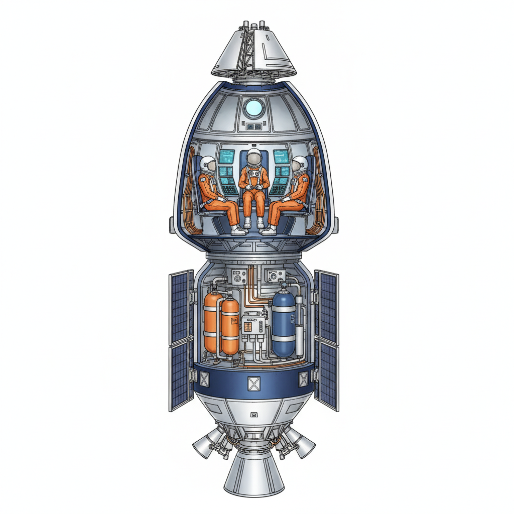 3D cutaway: डॉ. जितेंद्र सिंह ने राज्यसभा को गगनयान मिशन और भारत के मानव अंतरिक्ष अन्वेषण रोडमैप की प्