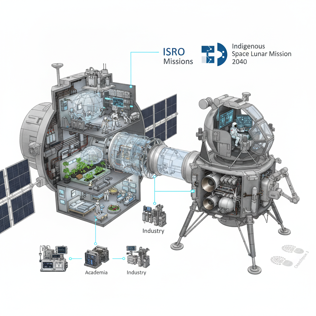 3D cutaway: ISRO calls for stronger academia-industry partnership to power future space missions