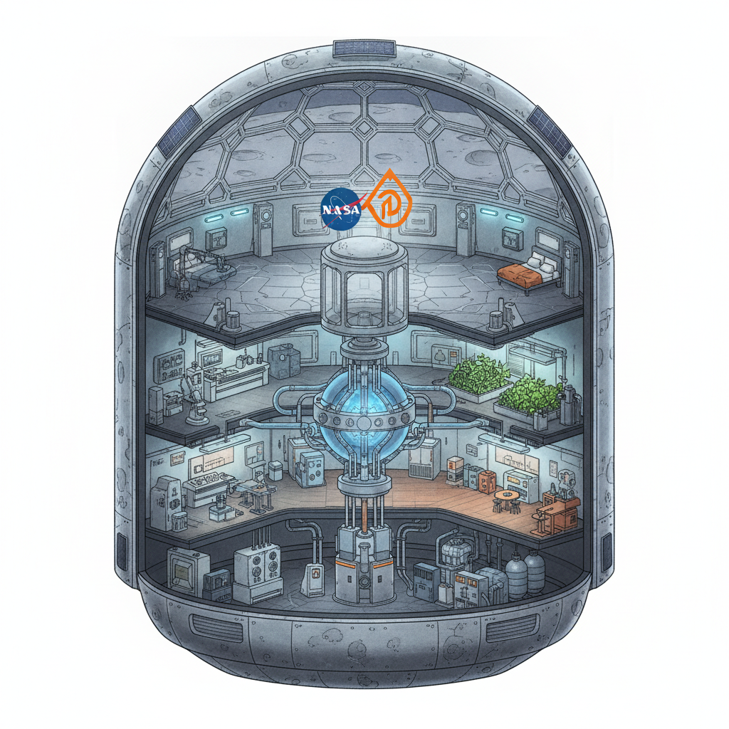 3D cutaway: NASA invites ISRO to join Moon Base programme