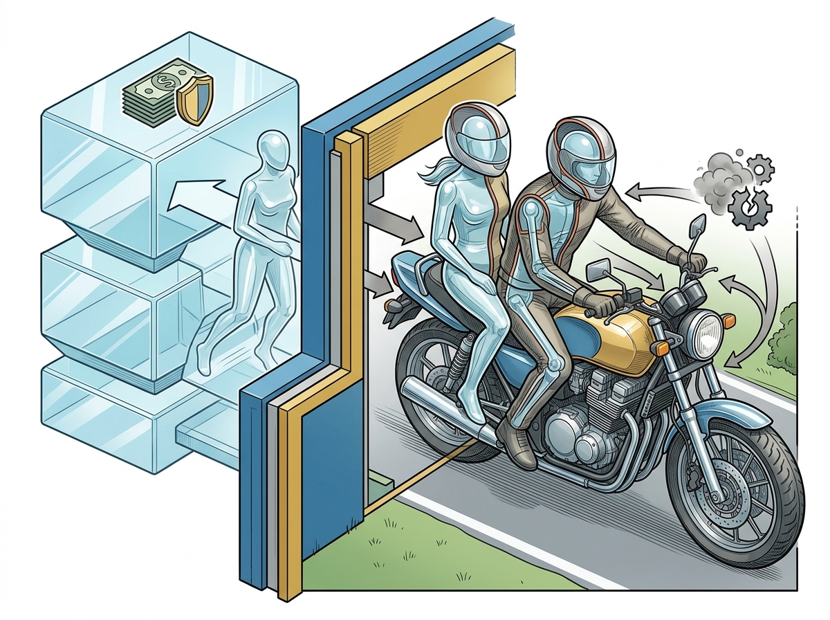 Pillion rider cannot be denied compensation citing vehicle rider’s negligence: Kerala High Court — labelled illustration