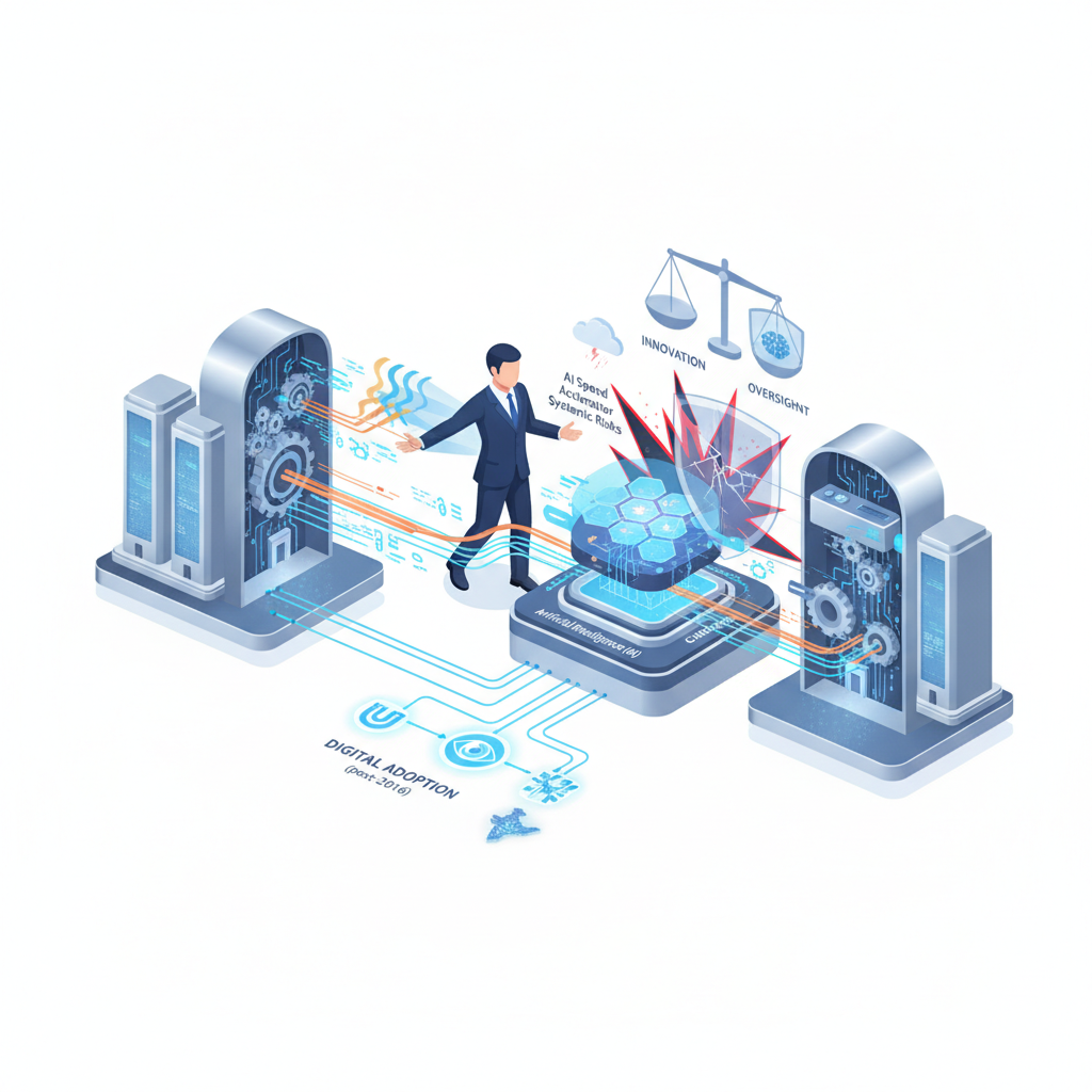 RBI Governor Sanjay Malhotra urges lenders to accelerate AI spend — labelled illustration