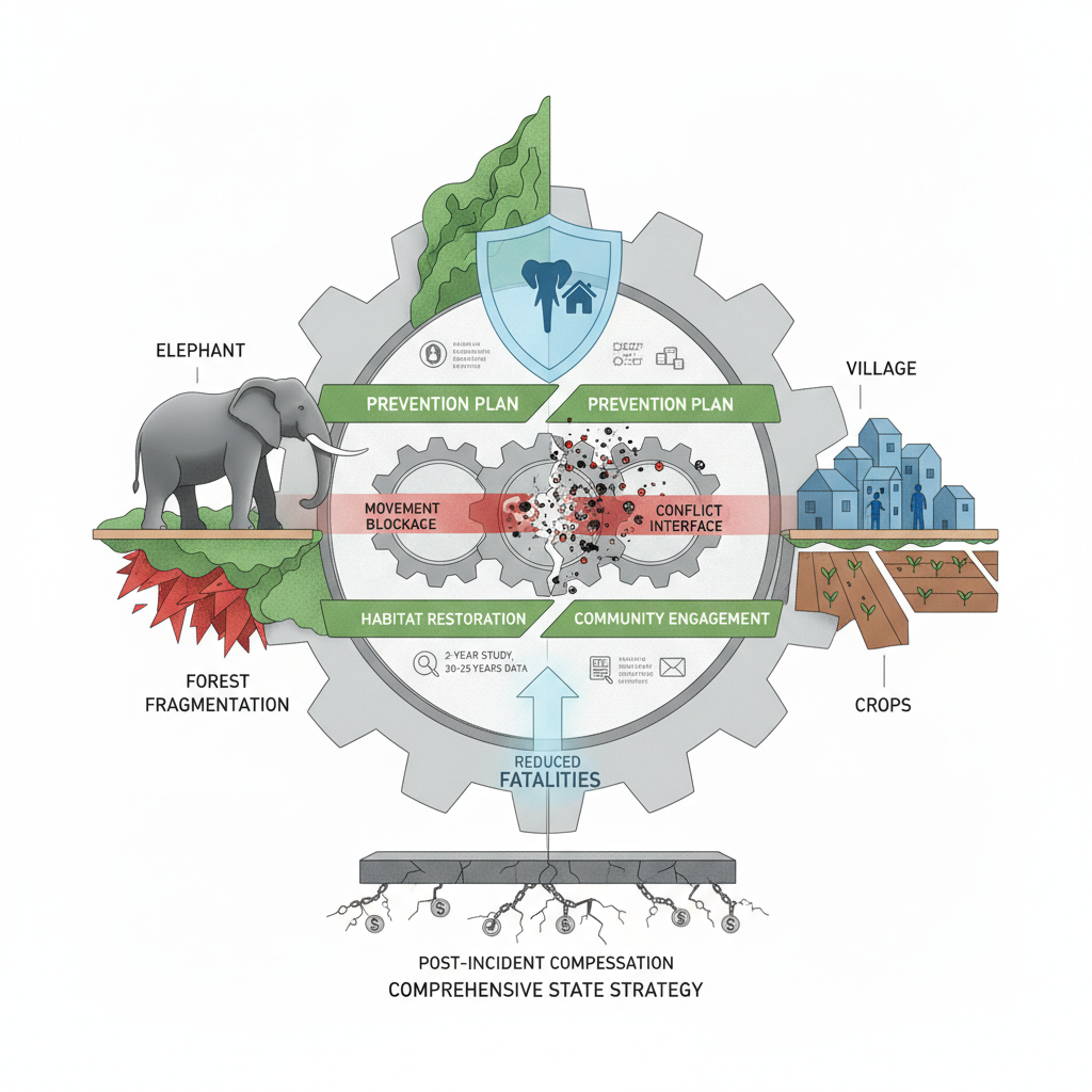 3D cutaway: Wildlife Conflict
