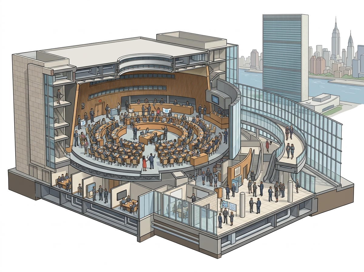 Youth advocates gather in New York to launch new AI standards — labelled illustration