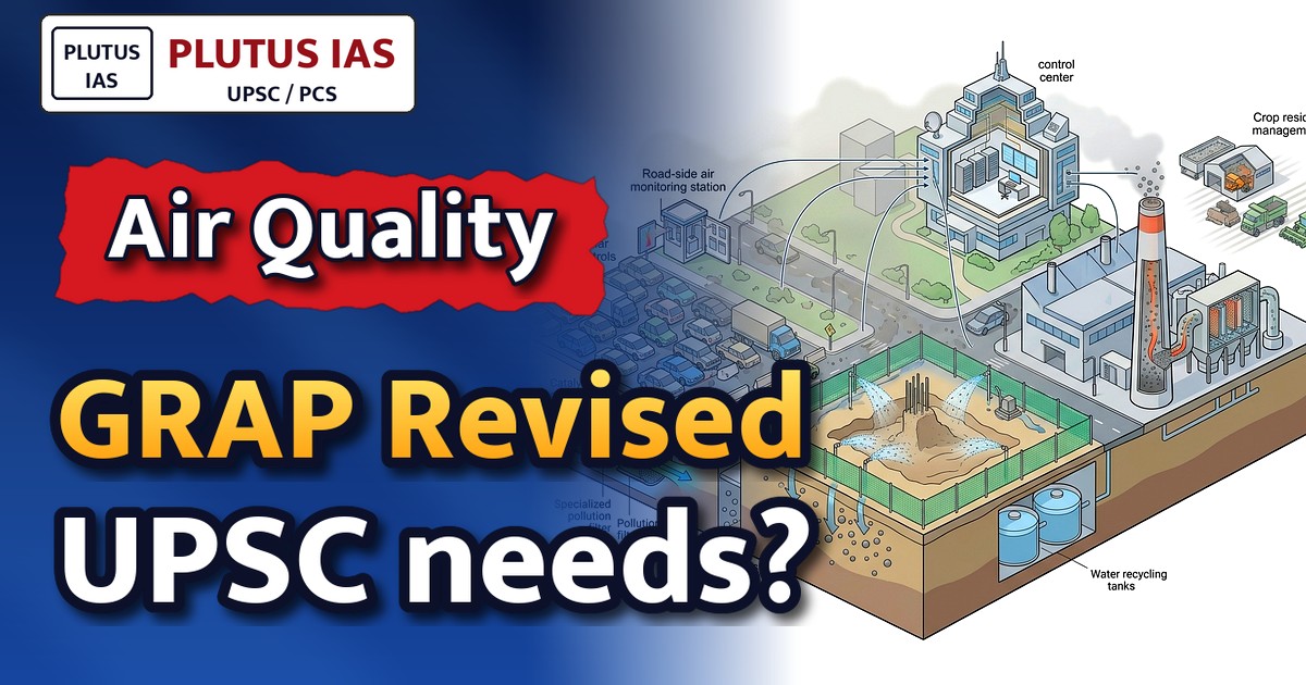 CAQM Revises GRAP Schedule: Key Updates for UPSC & State PCS