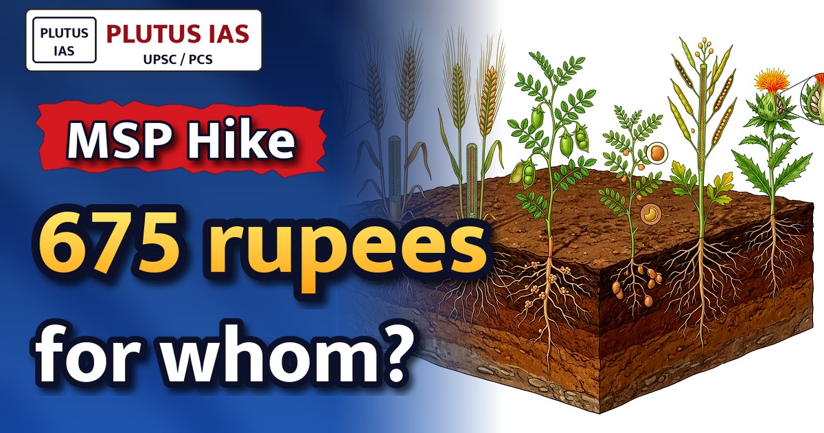 Cabinet Approves MSP Hike for Rabi Crops 2027-28: Key Facts for UPSC & PCS