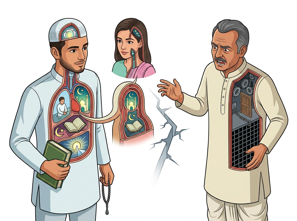 ‘Brainwashed into Islam’: Father’s claim fails to sway Allahabad High Court — labelled illustration