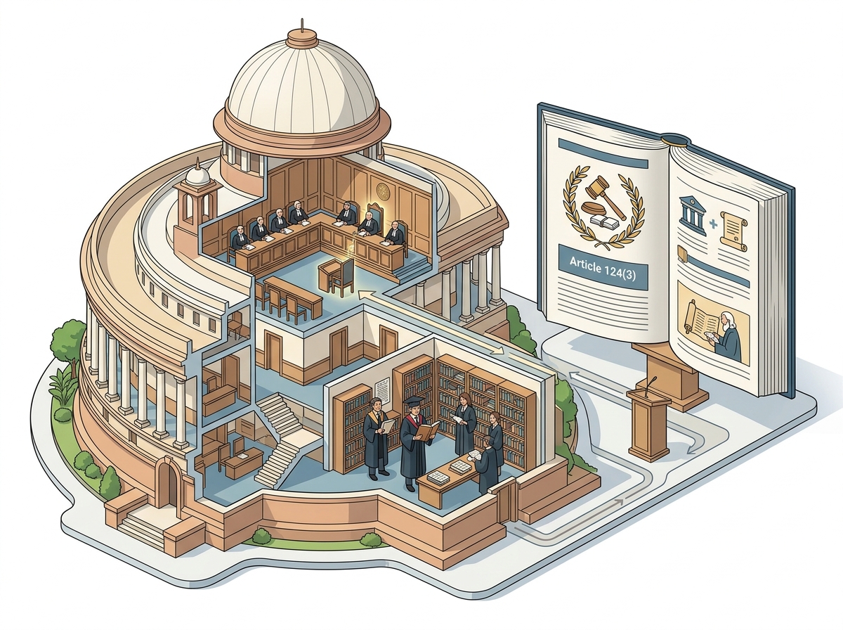 Can jurists be appointed as Supreme Court Judges? | Explained — labelled illustration