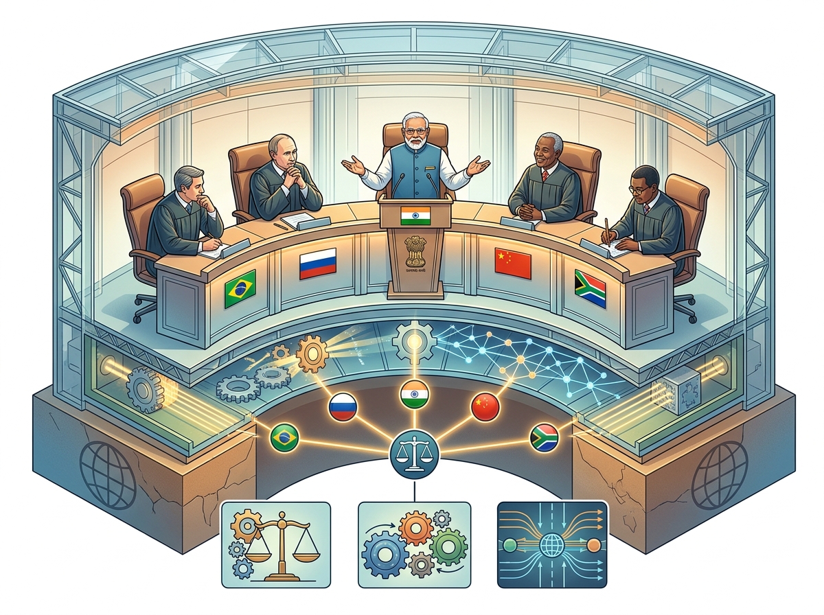 CJI Surya Kant emphasises healthy disagreement, deliberations among BRICS judiciaries — labelled illustration