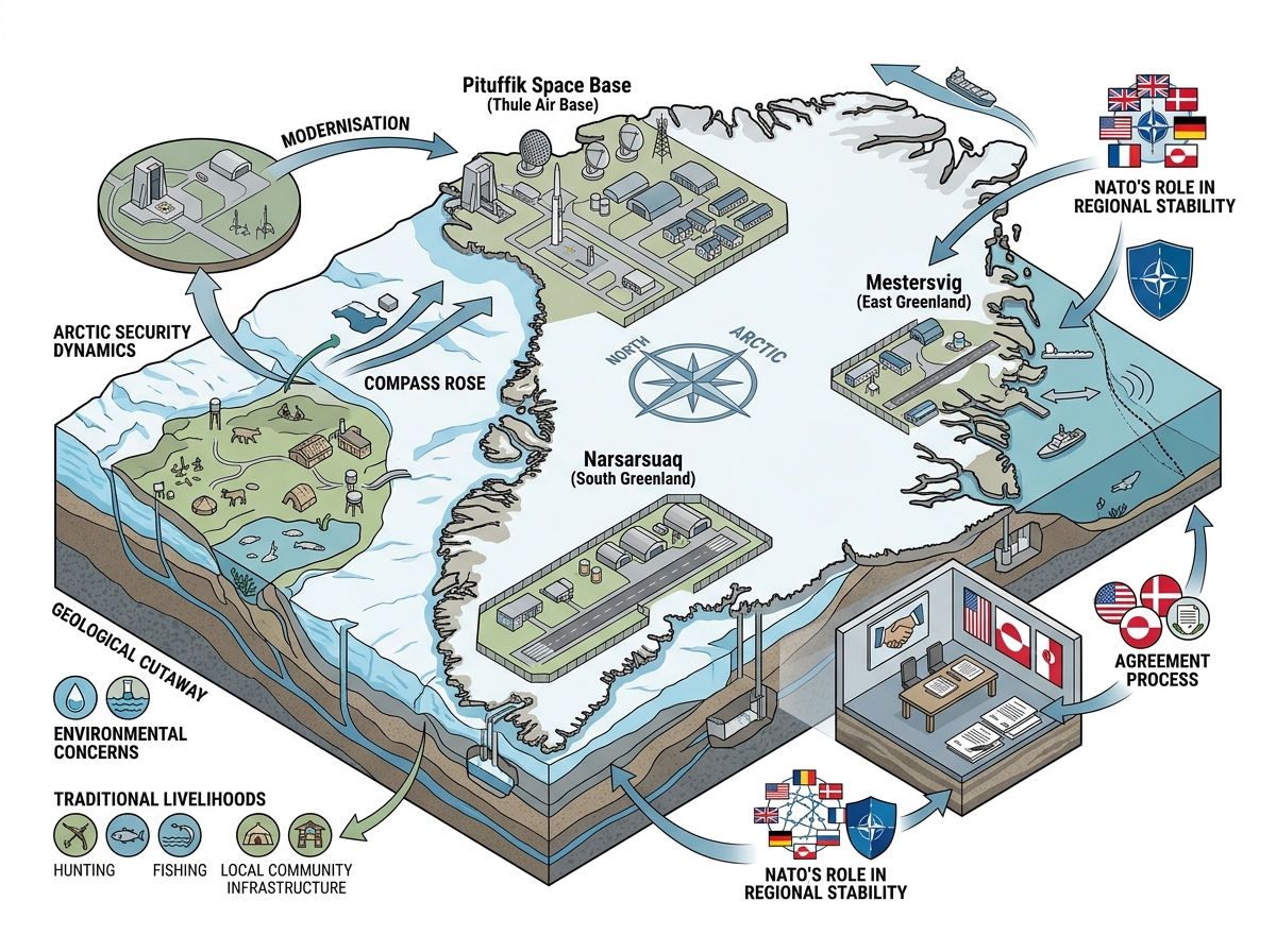 Greenland deal allows US to establish additional defence areas — labelled illustration