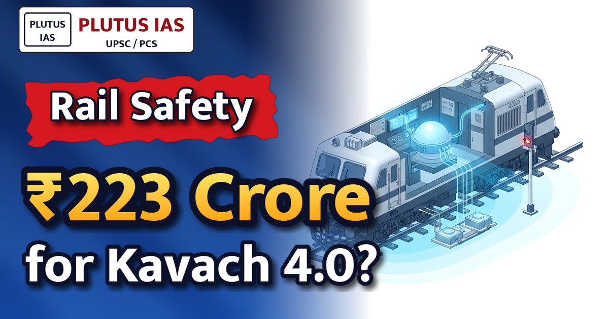 UPSC Alert: ₹223 Crore Approved for Kavach 4.0 on Varanasi Division's 614.75 km Track