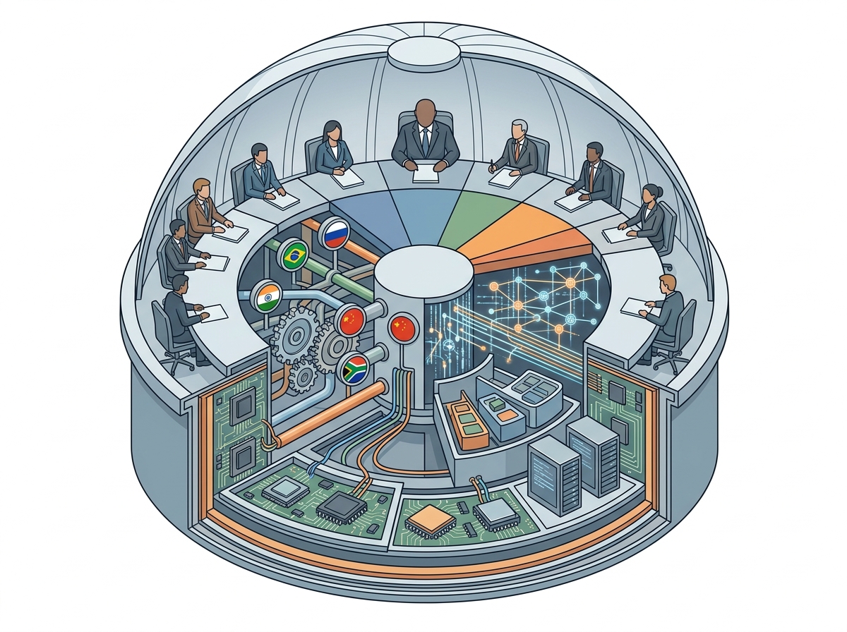 Sitharaman urges BRICS tax administrations to strengthen collective voice — labelled illustration
