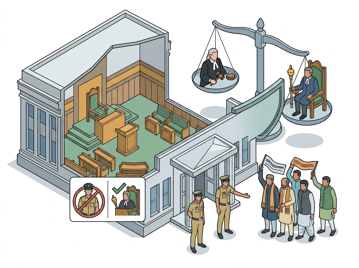 Speaker and ‘not the police’ can take action against Assembly rules violation: High Court — labelled illustration
