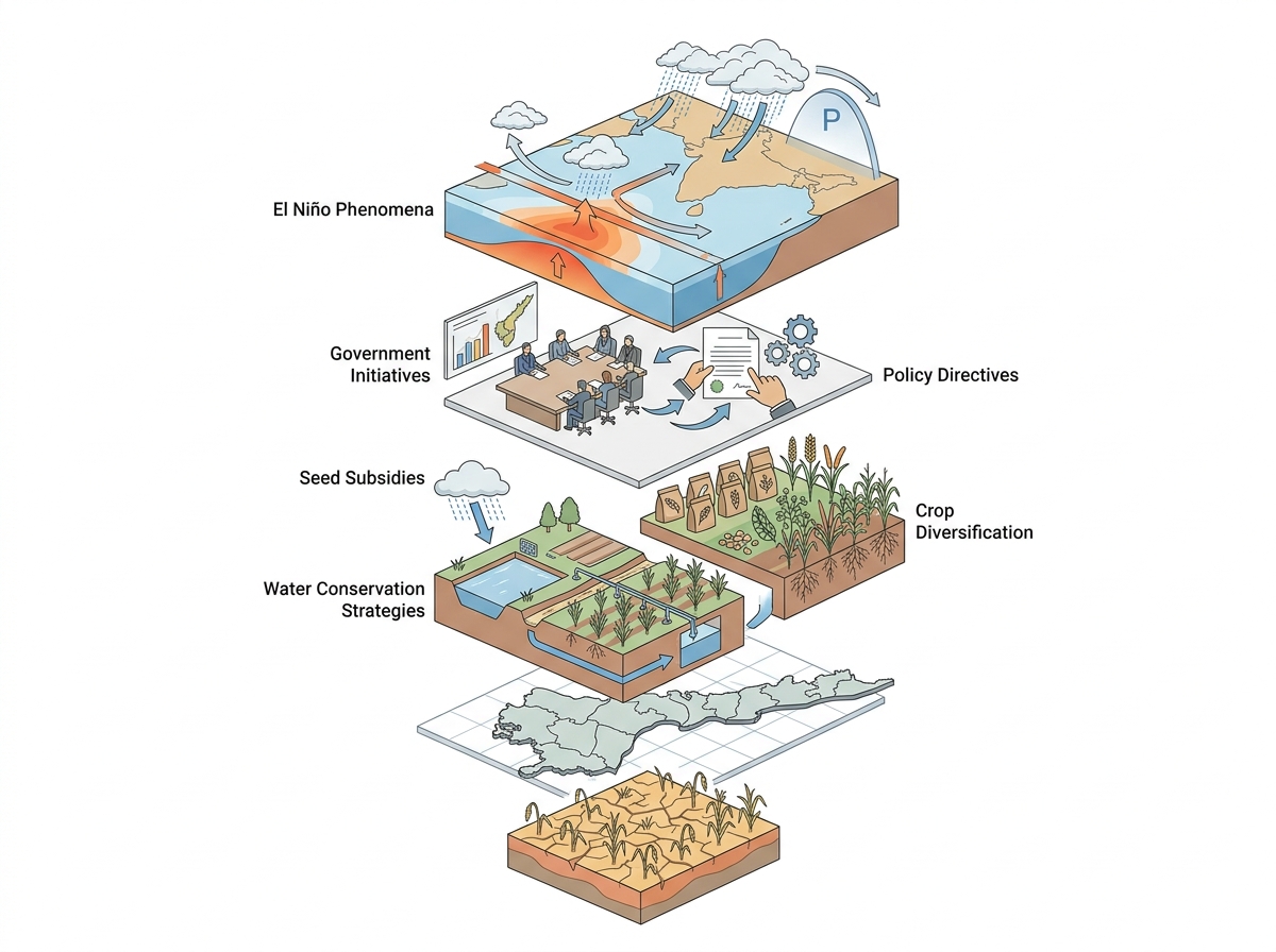 Take alternative steps to ensure not one acre dries up in A.P., officials told amid El Nino woes — labelled illustration