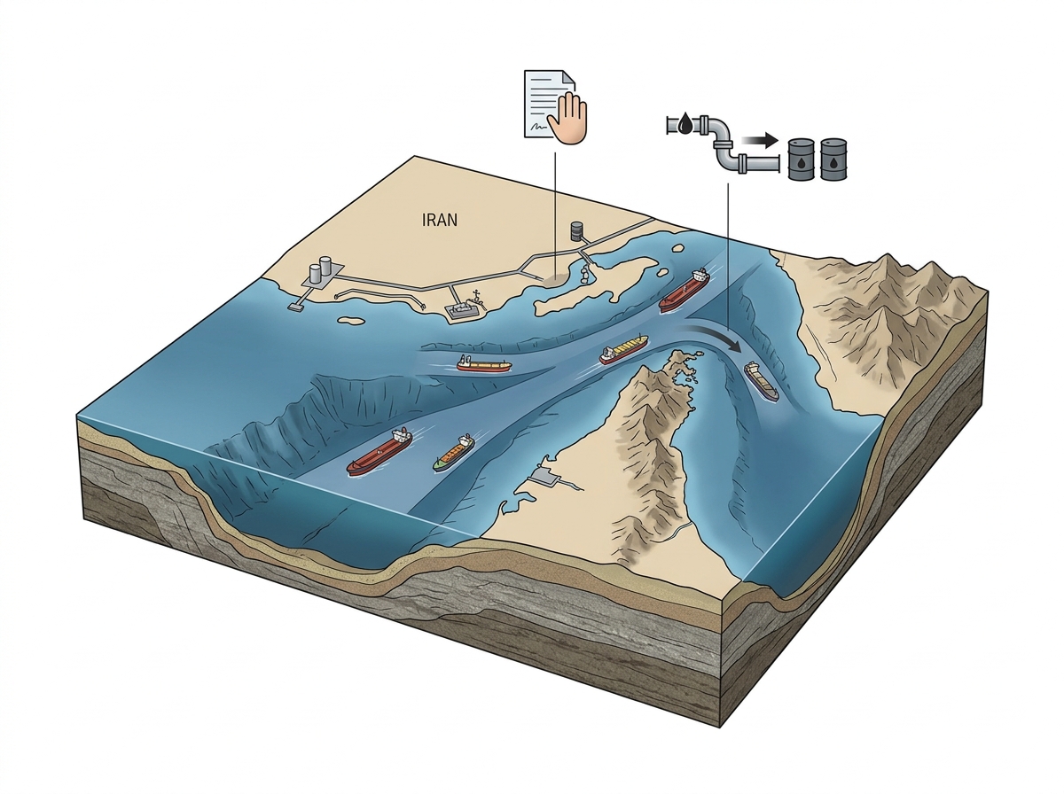 Trump rejects Iran’s proposal to reopen Strait of Hormuz — labelled illustration