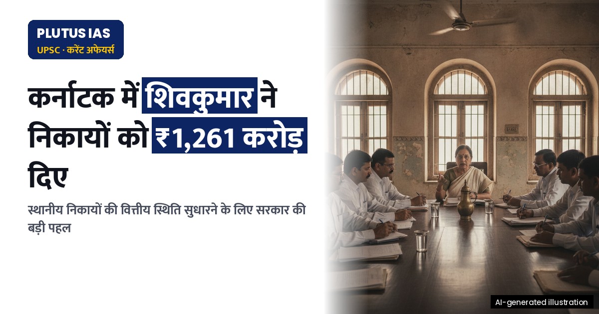 कर्नाटक में स्थानीय निकायों की वित्तीय स्थिति होगी मजबूत: मुख्यमंत्री डी.के. शिवकुमार