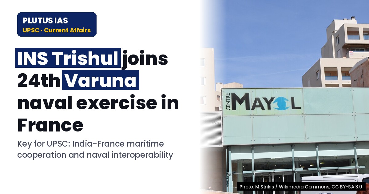 INS Trishul participates in 24th Varuna bilateral naval exercise with France
