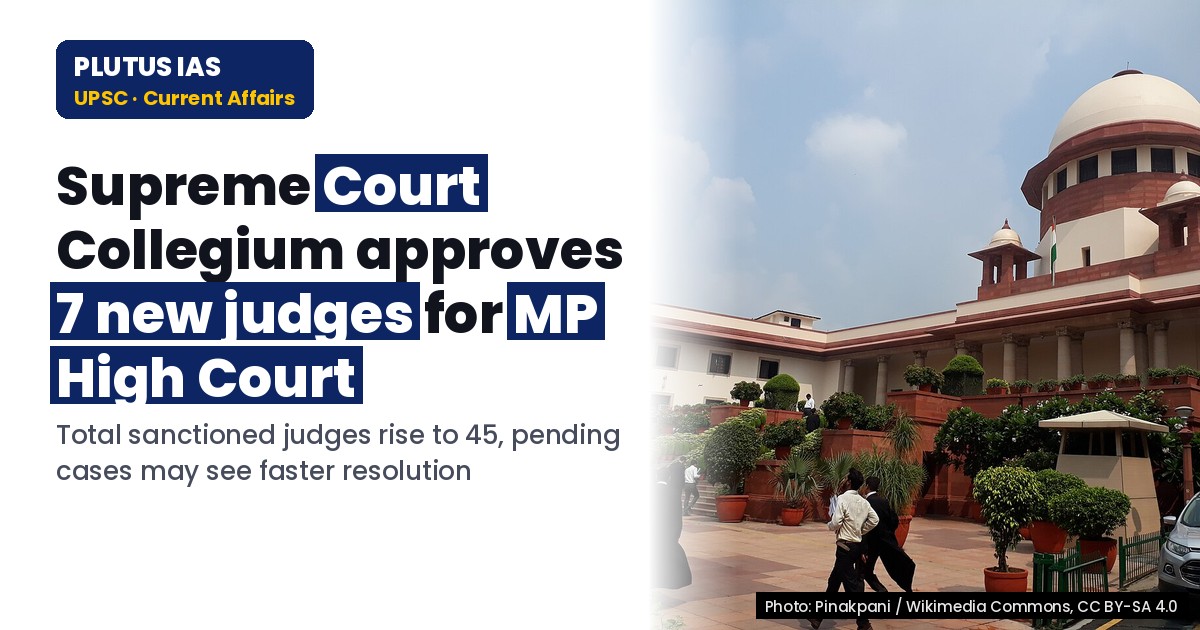 MP High Court to Get 7 New Judges: Collegium Approves, Total Rises to 45