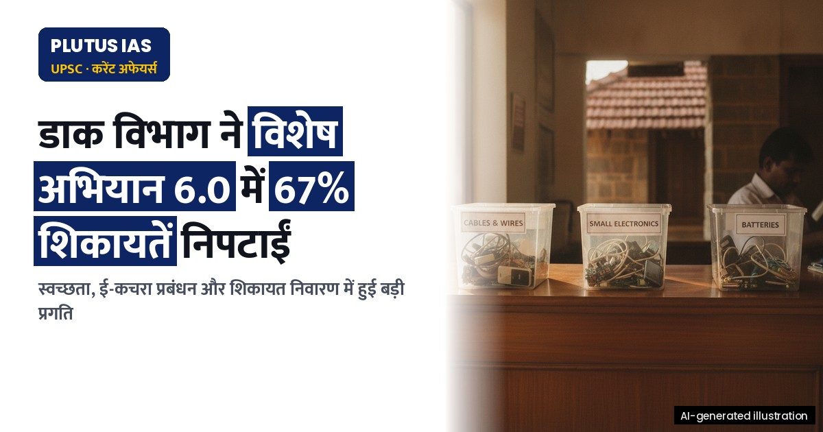 विशेष अभियान 6.0: डाक विभाग की उपलब्धियां एवं नवीन पहल