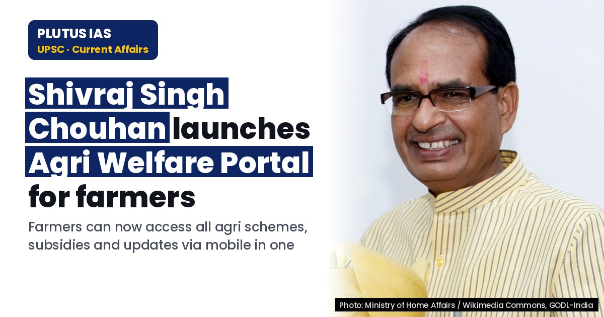 Shivraj Singh Launches Agri Welfare Portal for Farmers' Digital Access