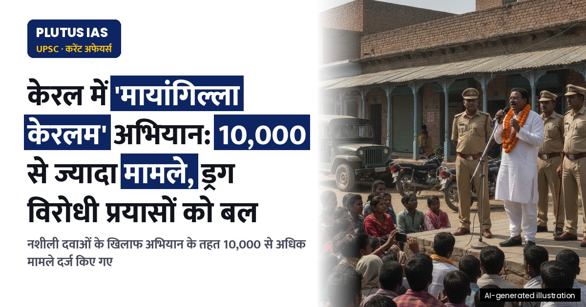 केरल में 'मायांगिल्ला केरलम' अभियान: 10,000 से ज्यादा मामले, ड्रग विरोधी प्रयासों को बल