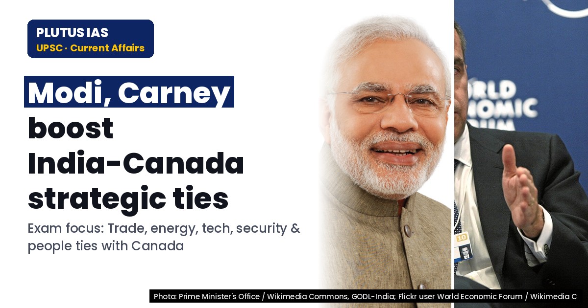 PM Modi, Canada PM Carney discuss strengthening India-Canada strategic partnership